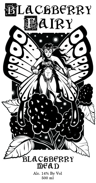 Blackberry Fairy bottle