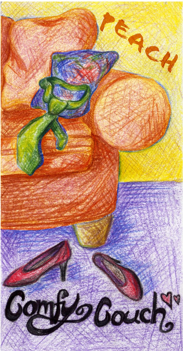 Comfy Couch Peach bottle